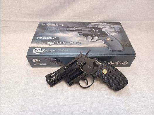 Colt Python 2,5" / Vollmetall / 4,5 mm BB / CO2 / Revolver / OVP (99)