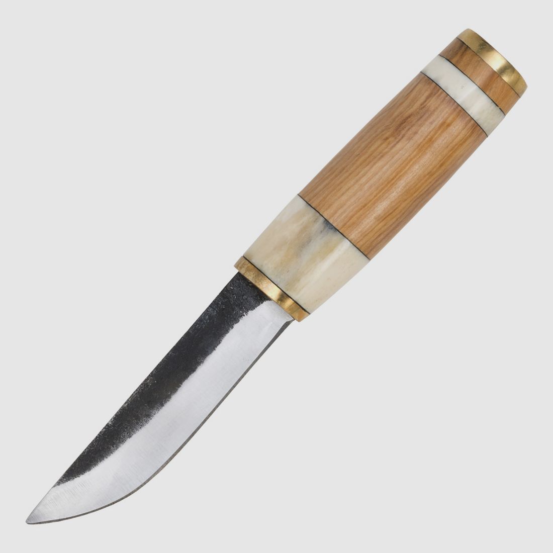 Landsknetmesser mit Scheide und Griffbeschalung