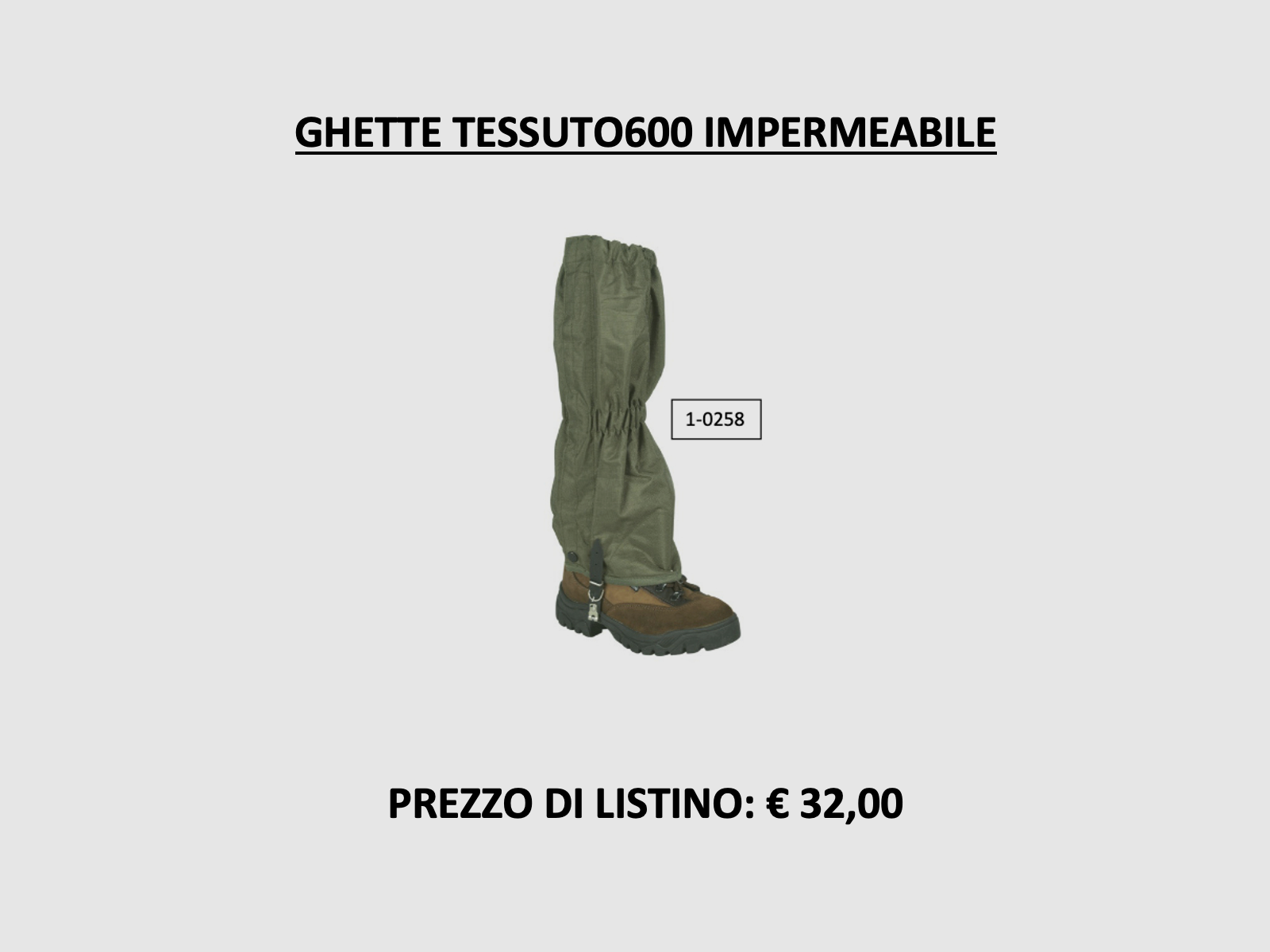 GERMAN – GHETTE TESS.600 IMPERMEABILE, Bild 1 von 2