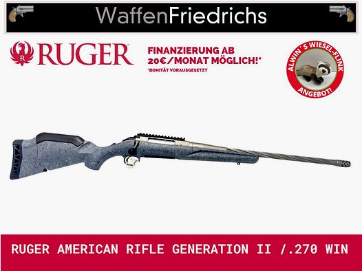 RUGER RUGER AMERICAN RIFLE GENERATION II STANDARD - Waffen Friedrichs