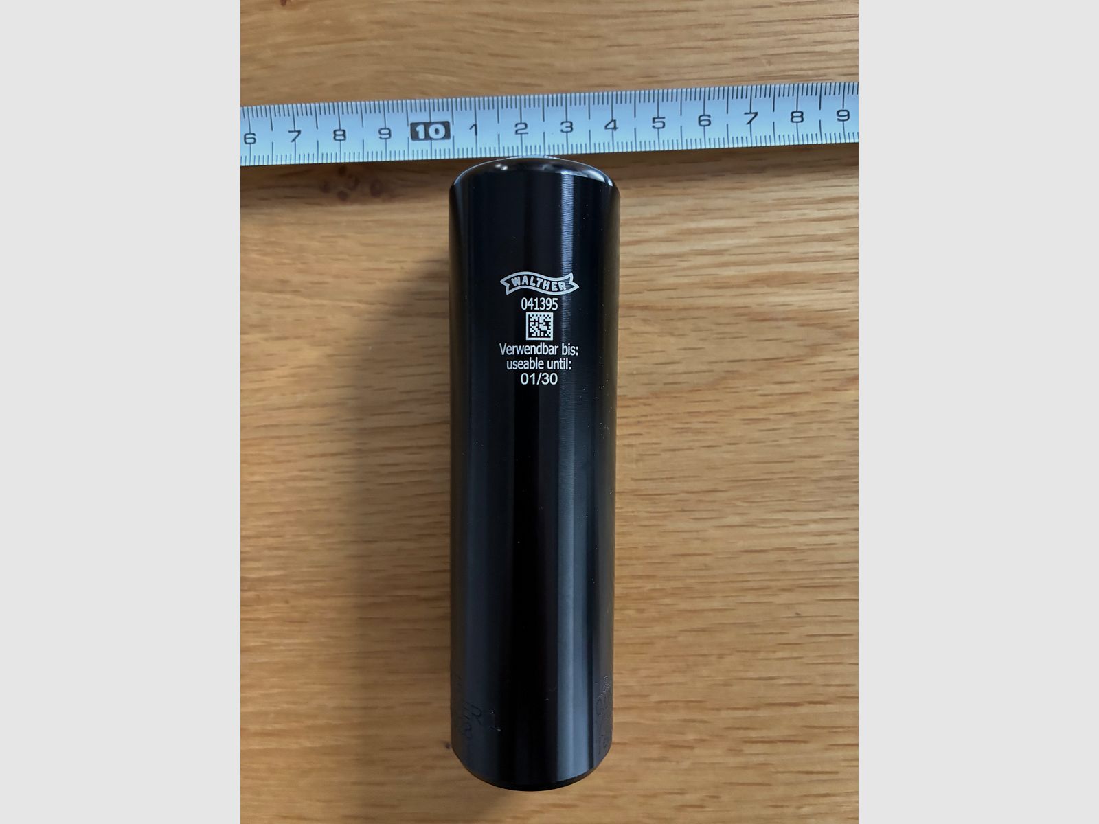 WALTHER Lightweightkartusche, 300bar, ohne Manometer LP201, LP200, LP300  XT Club Ultra Pressluftkartusche