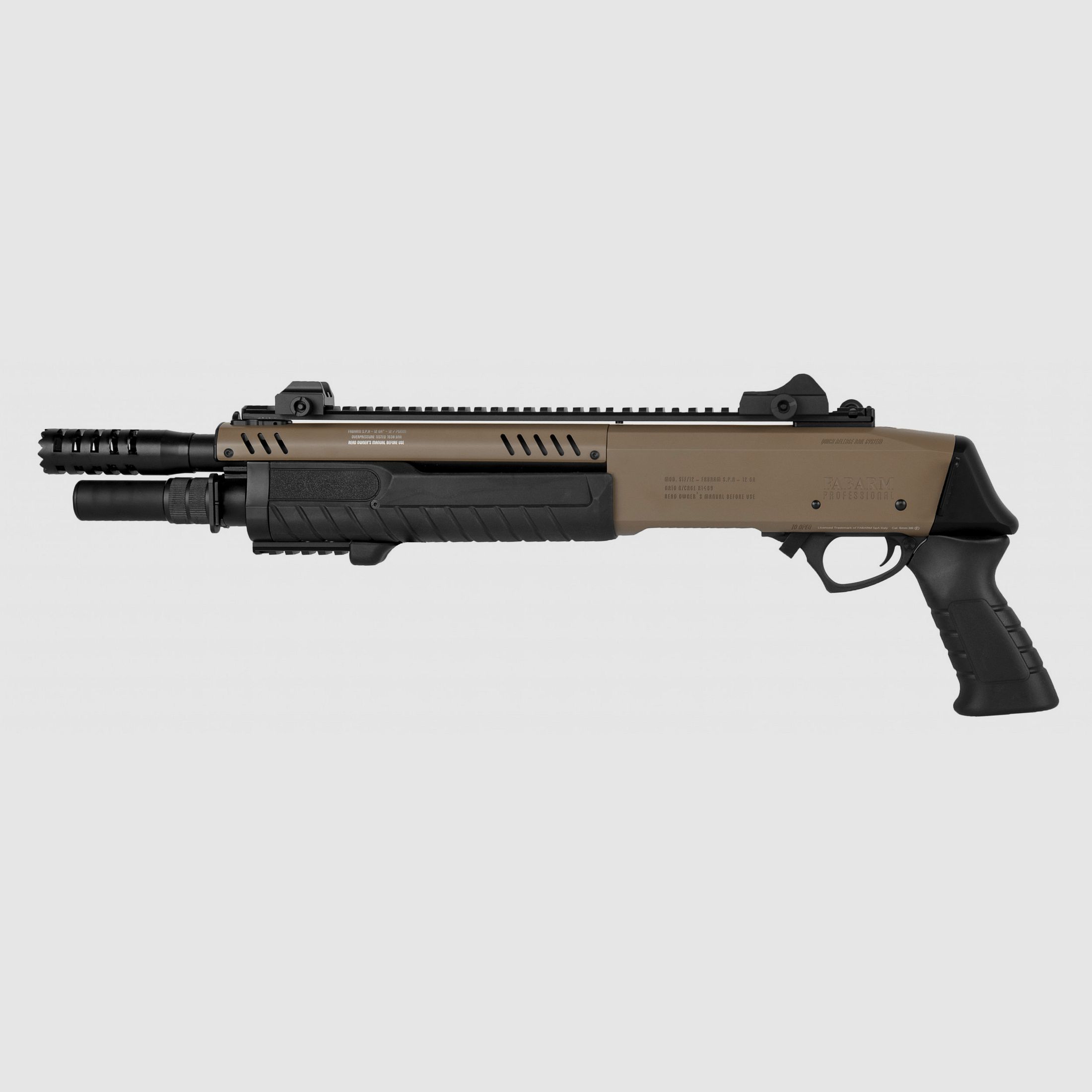 FABARM STF12 Short FDE 6mm - Airsoft Gas Non BlowBack