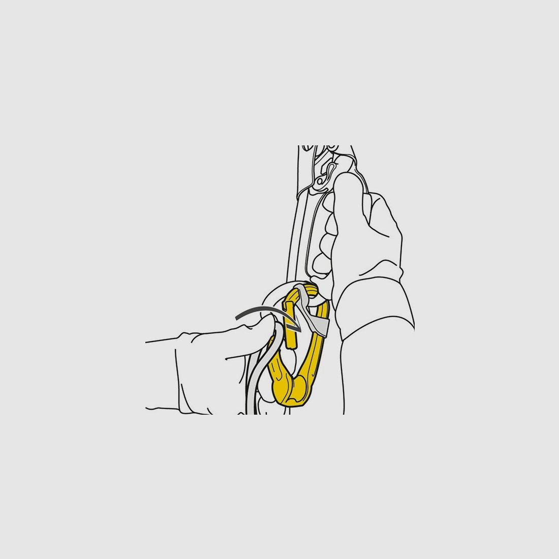 PETZL ROLLCLIP A TRIACT-LOCK, Bild 2 von 3
