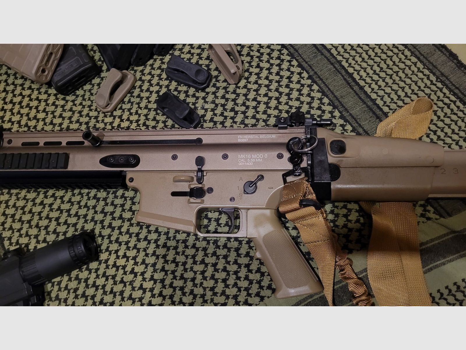 VFC SCAR-L – Complete set including grenade launcher and accessories