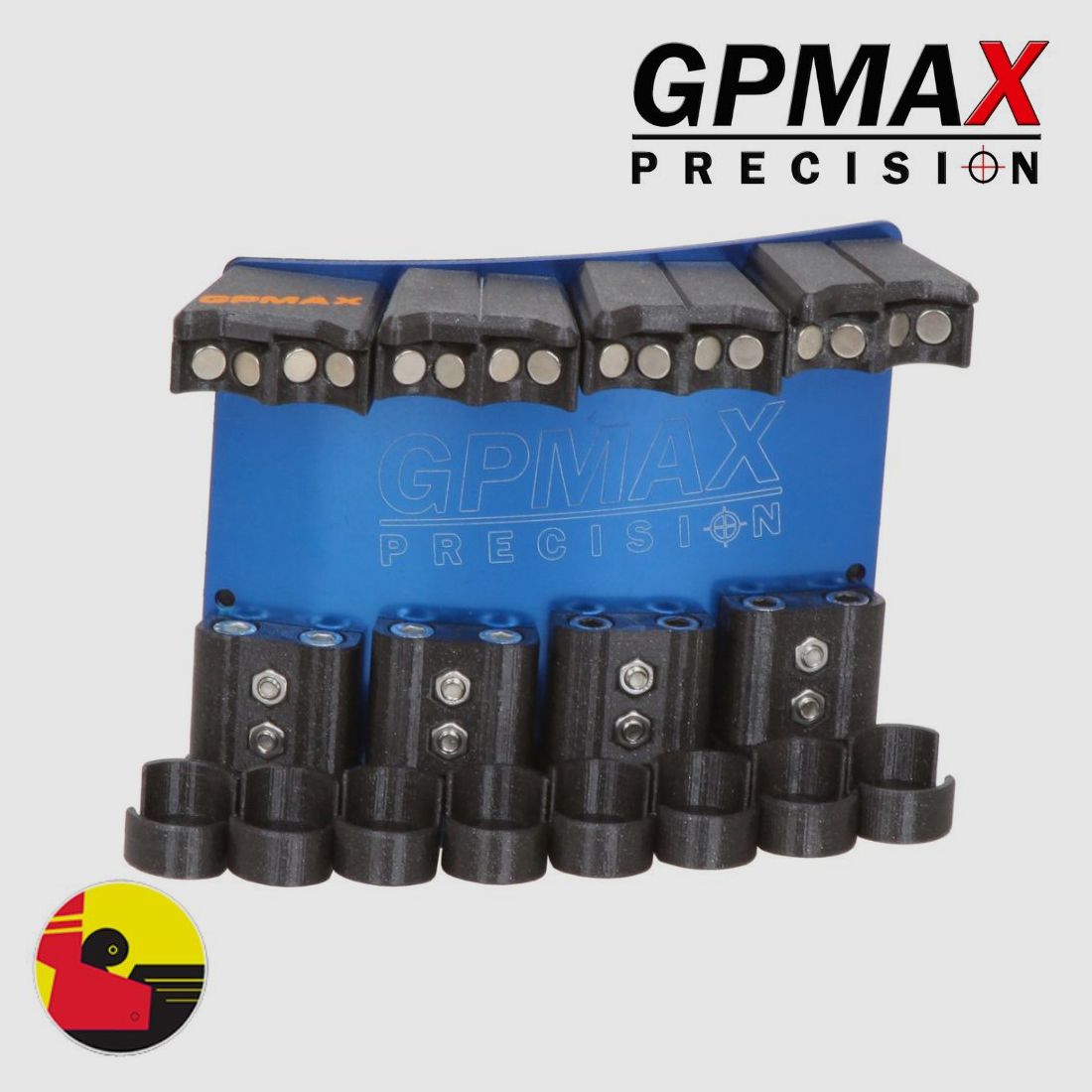 GP Max – BLOCCO 16 SHOOT BASE ZWART – Kal. 12 – Draagholster, afbeelding 3 van 6