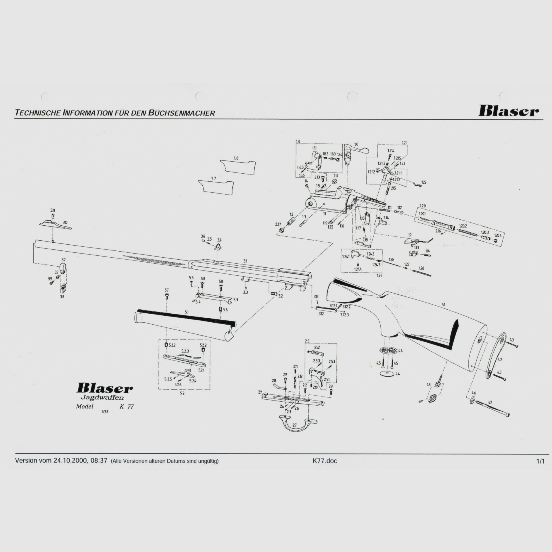 Blaser K77 – 1, Bild 1 von 4