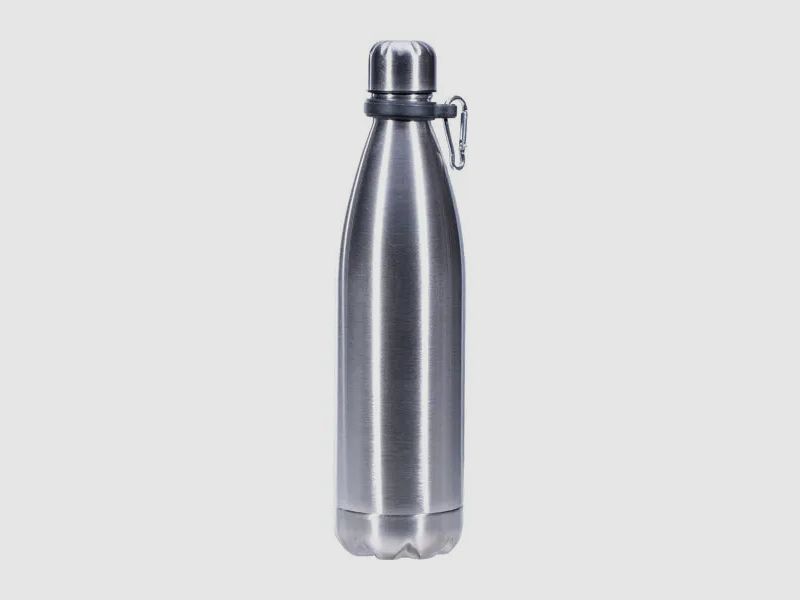 KH Security Hidden Safe Edelstahlflasche silberfarben