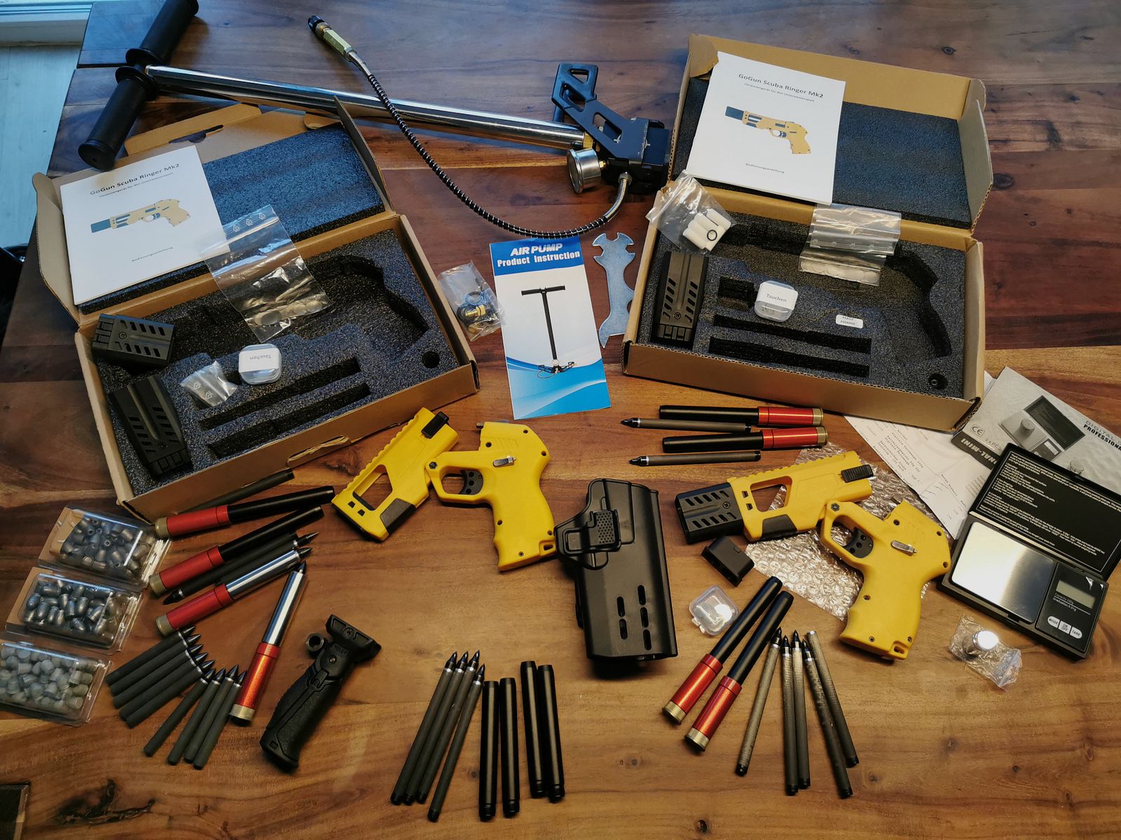 2 x Gogun Scuba Ringer MK II + ZUBEHÖR o. Ende 