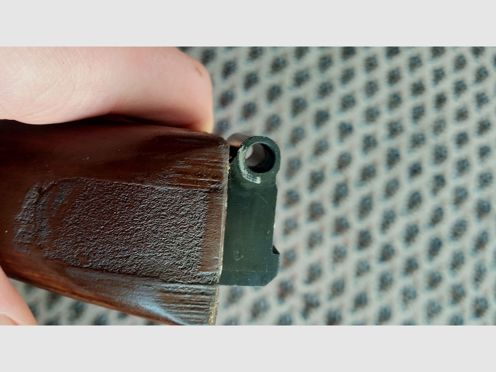 Russischer Co2 Yunker-3 Pseudo Festschaft / AK Laminat Holz Schaft für AK74 Look