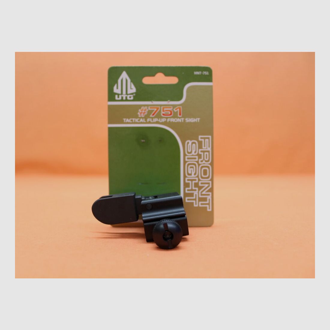 UTG - Leapers AR-15: Flip-Up Front Sight UTG (MNT-751) Gas Block Mount/ Klappkorn für Picatinnyprofil, Bild 5 von 5