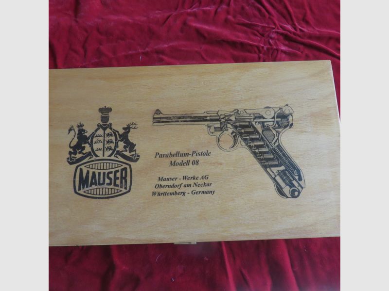 08 Pistole "Mauser 1973" im Kal. 9mm Para