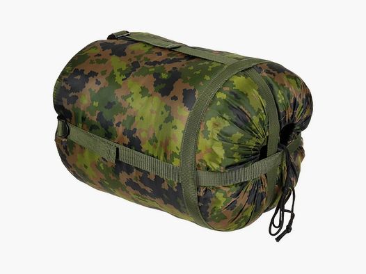 Saco de dormir momia relleno de 2 capas M05 camuflaje