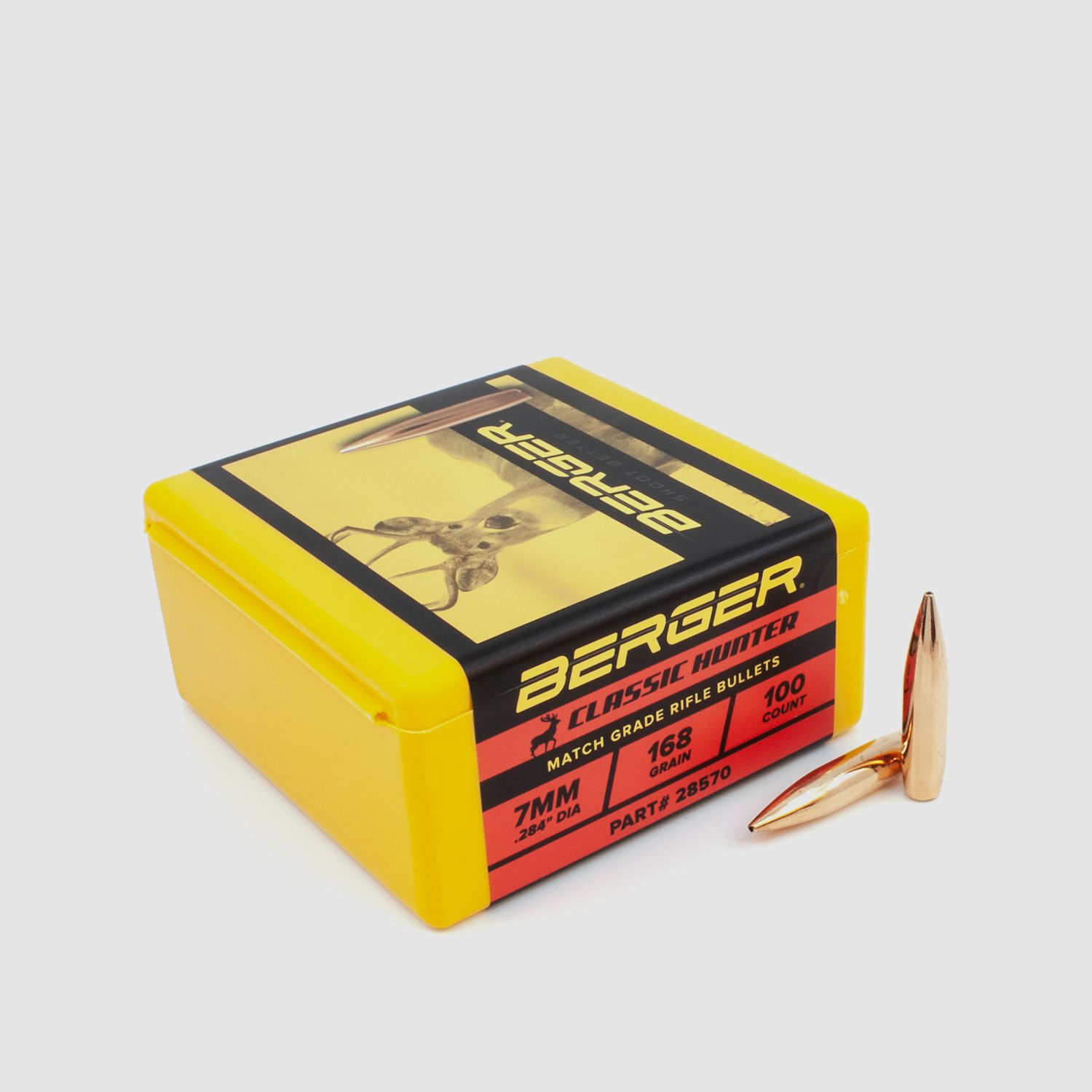 Berger Geschoss 7mm/.284 Classic Hunter 168GR 100 Stück