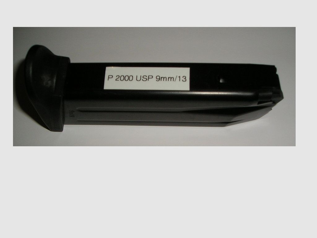 Heckler& Koch  -  Magazin  -    P 2000       13-Schuß-Magazin  Kal. 9mm Luger - orig. Magazin - H & K - H&K  - NEU