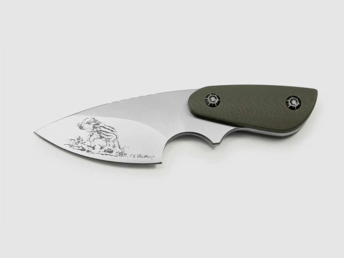 PUMA IP dzik prosiak, G10 zielony, nóż na szyję