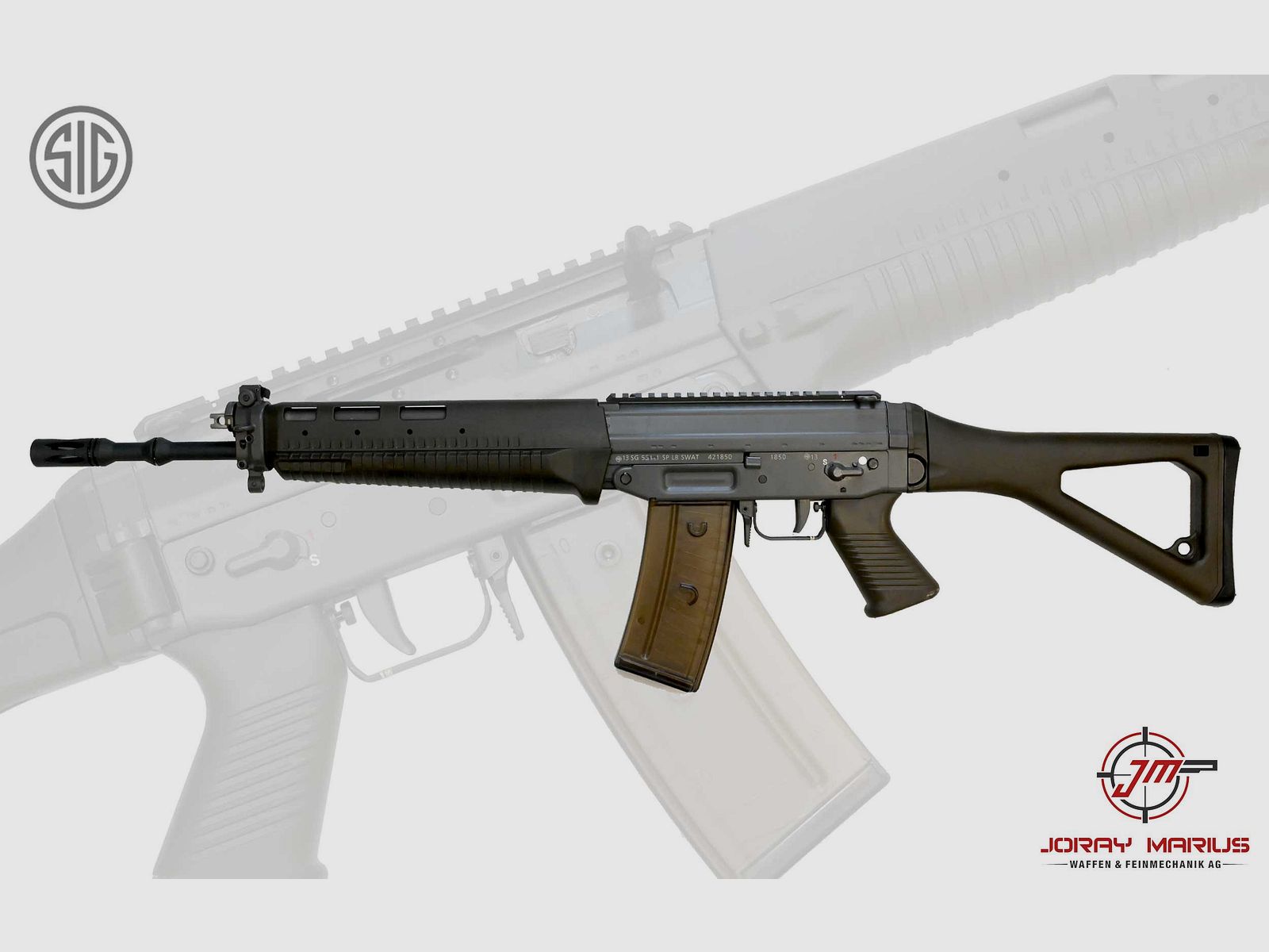 SIG SG551-1 SP LB SWAT Halbautomat 5.56 NATO, Bild 2 von 2