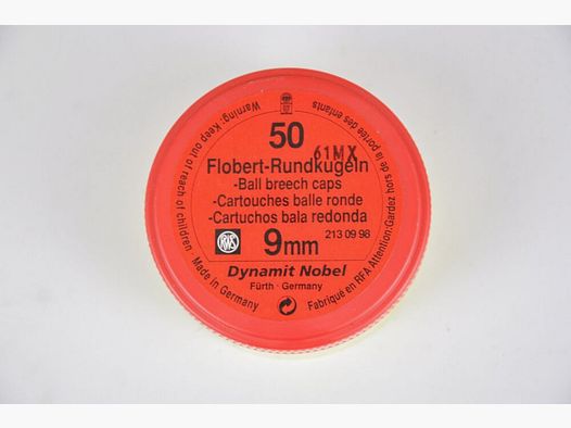 RWS Dynamit Nobel	 9mm Flobert Rundkugel