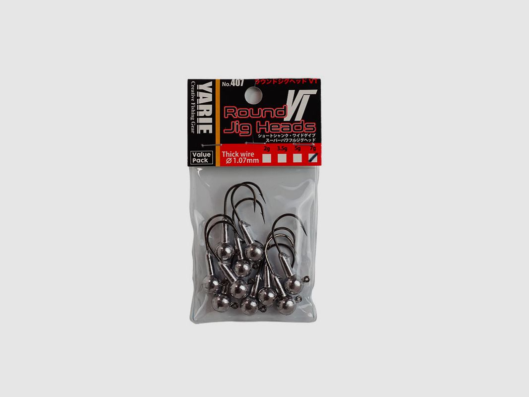 YARIE – 407 ROUND JIGHEAD VT THICK WIRE | 10 pcs, image 2 of 3
