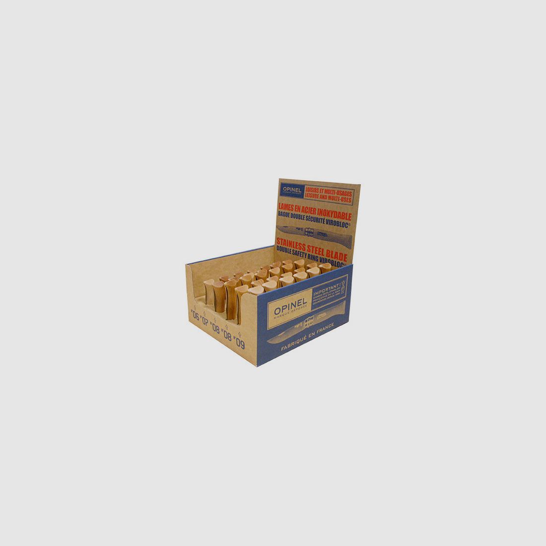 Opinel Tradition Set Inox N°06-7-8-9 Beech - OP001159