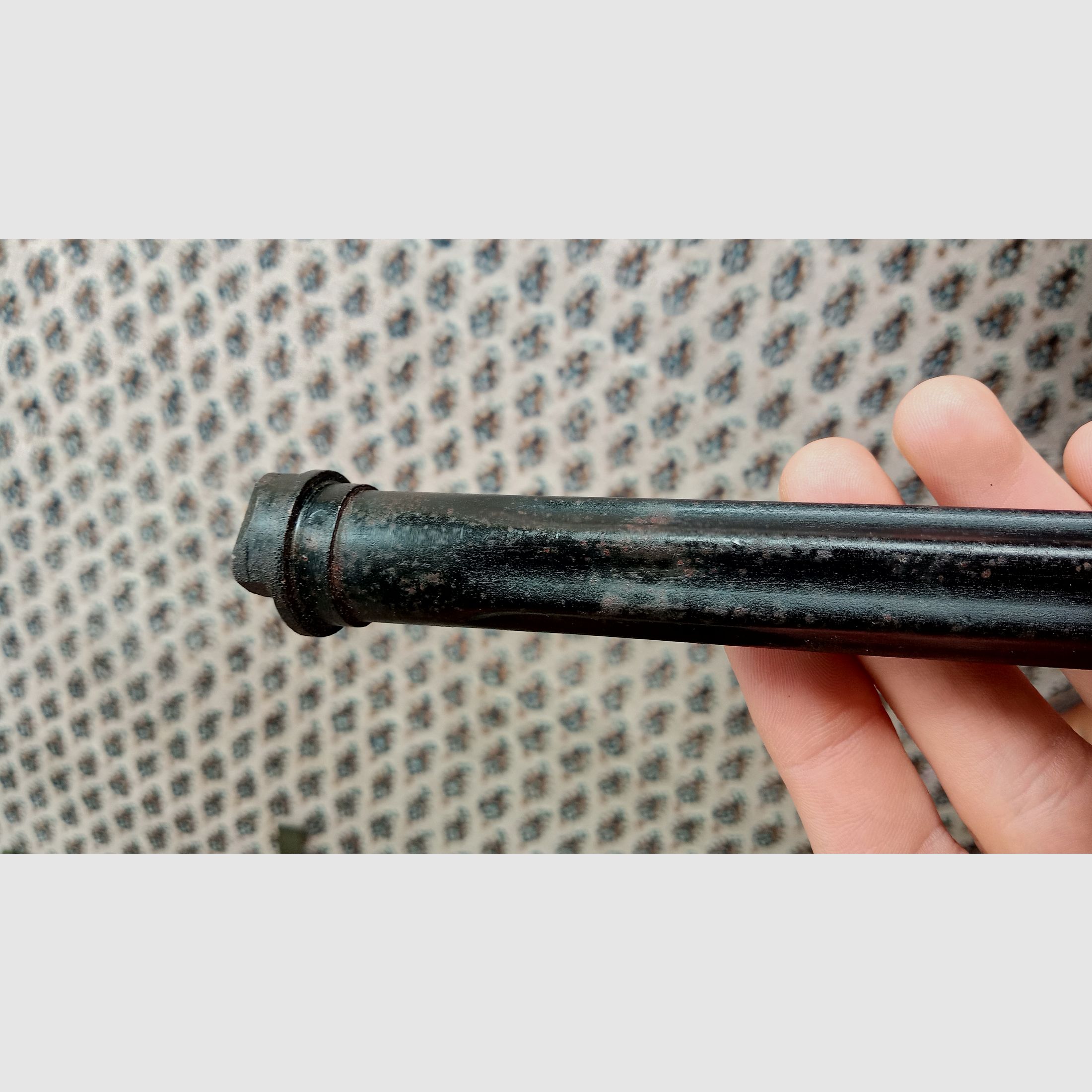 Spätes ungarisches AMD-65 Gasrohr von FEG phosphatiert und schwarz lackiert / unbenutzt aber rostig // AK / AKM