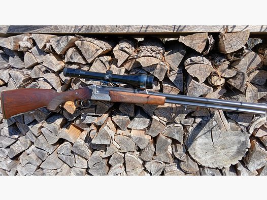 Sauer 54 in caliber 7x57 R + 16/70