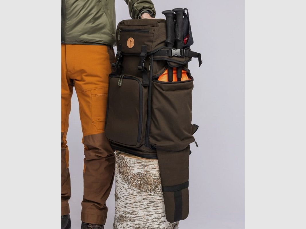 Pinewood Wildmark 2.0 Sitzrucksack 35 L mit Gewehrholster