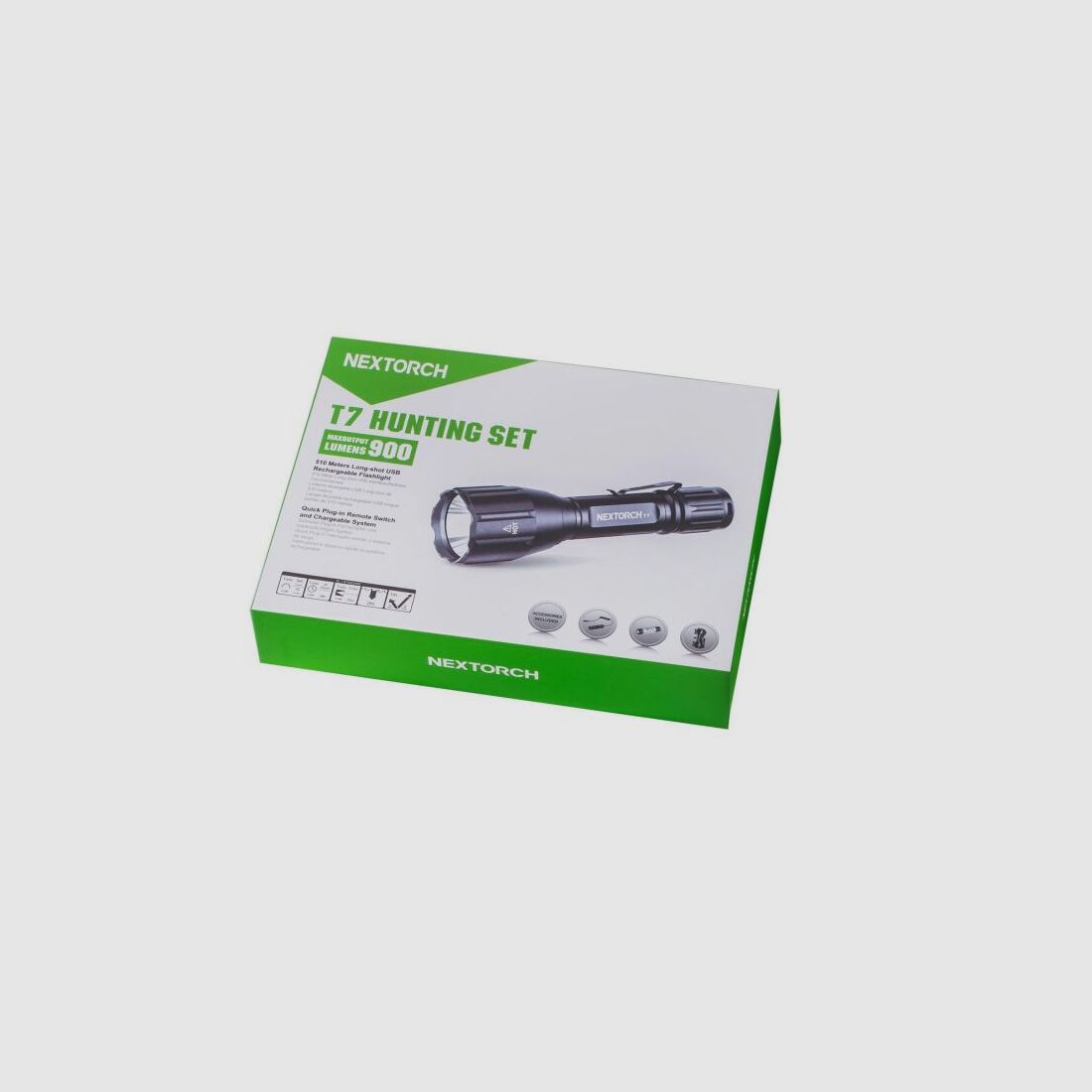 NEXTORCH Taschenlampe Jagdset T7 Version 2.0