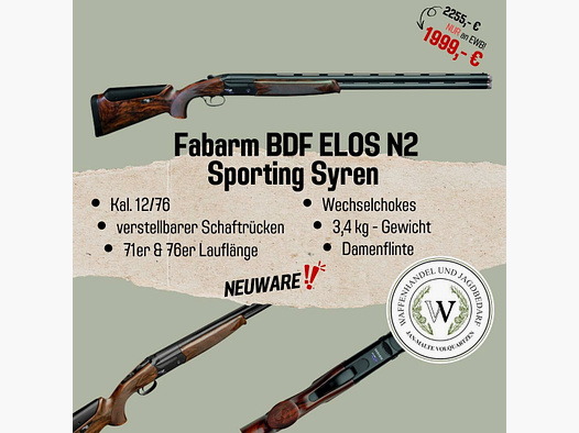 Fabarm Elos N2 Sporting Syren