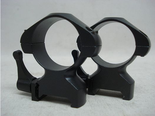 Anelli in acciaio 30 mm extra alti - Weaver/Picat., coppia con leva