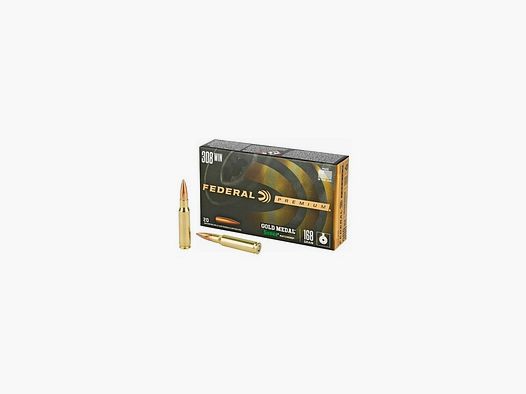 FEDERAL PATRONEN .308 Win 168 gr GM