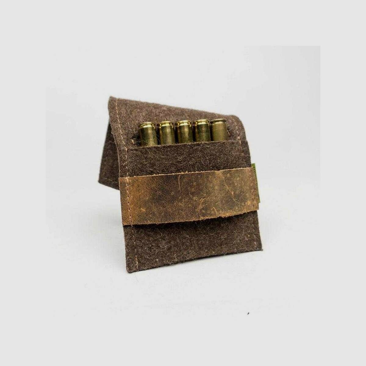 WALDKAUZ étui à cartouches en feutre "fusil 5 coups", image 1 sur 5