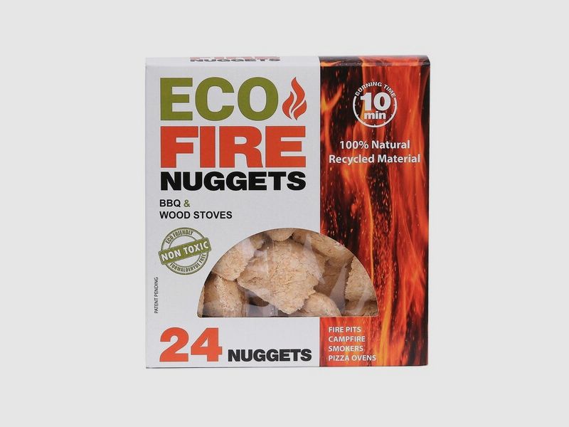 24 St.-Pack Eco Fire Feuernuggets zum Anzünden von Feuer - natürliche Rohstoffe - ungiftig