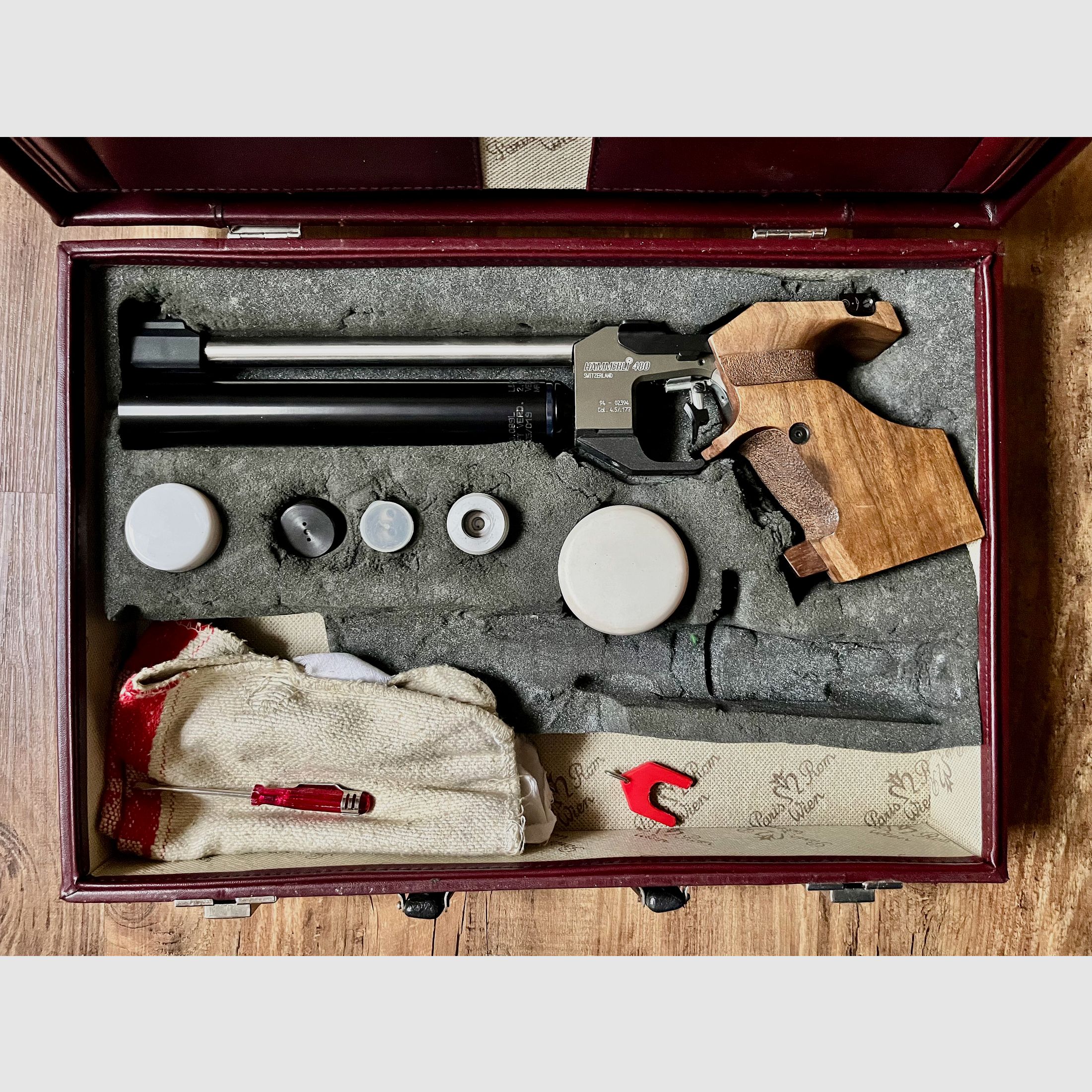 Air pistol Hämmerli 480 compressed air CO2 match pistol