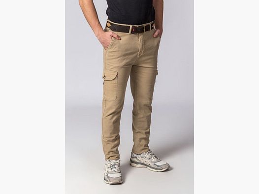 PANTALON CARGO CAMEL BRITISH