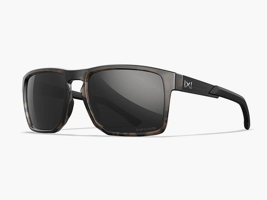 Gafas de sol Wiley X APEX con lentes CAPTIVATE Polarized Black Mirror, montura Matte Tortoise Brown AC6APX05