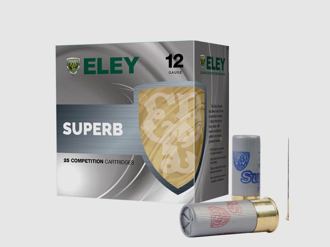 Eley Superb .12/70 28g #7 (2,4mm) 25 cartuchos