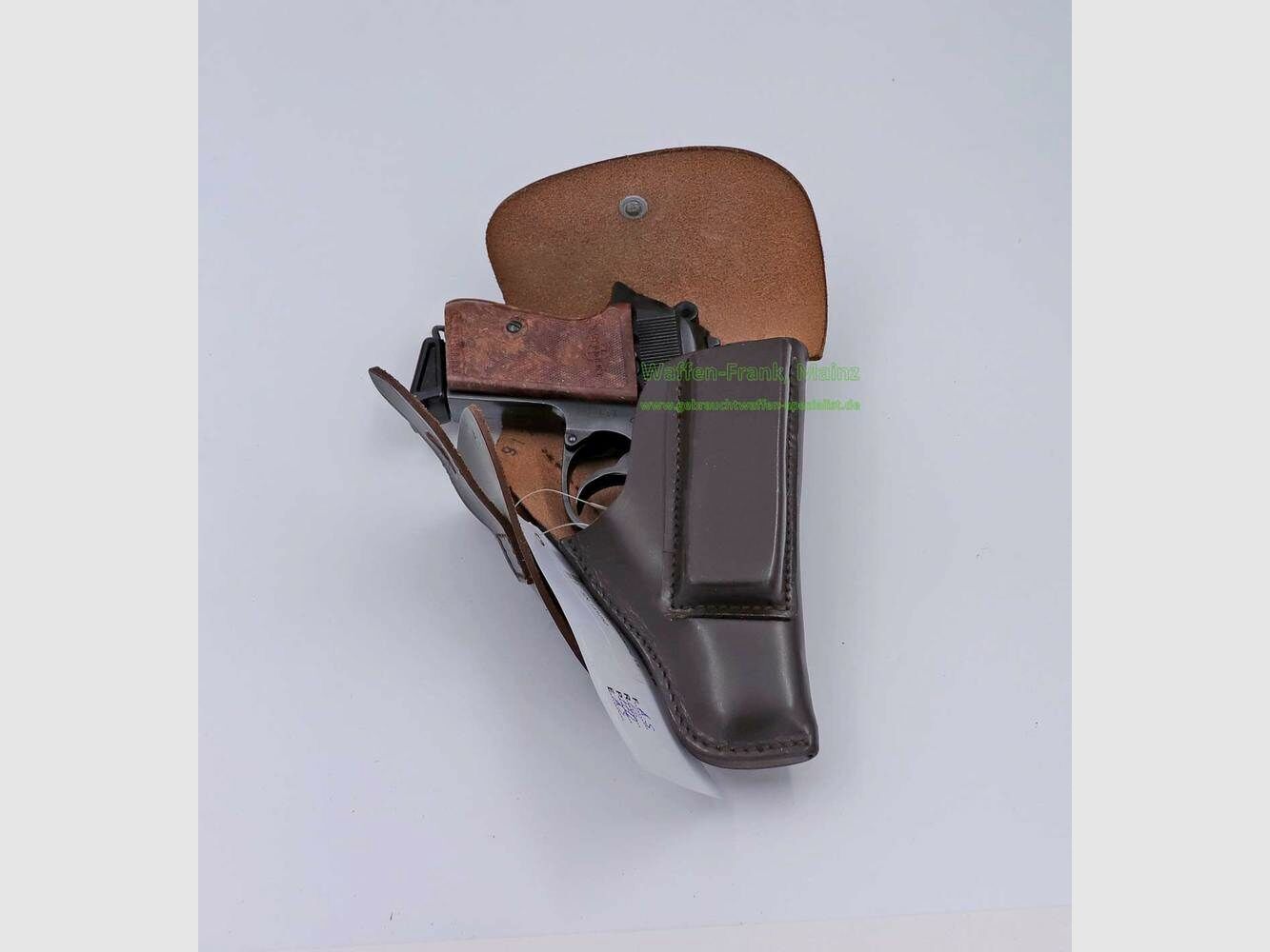 AKAH-(Fa. Albrecht Kind) Pistol Holster Walther PPK Belt Holster - Leather, Brown