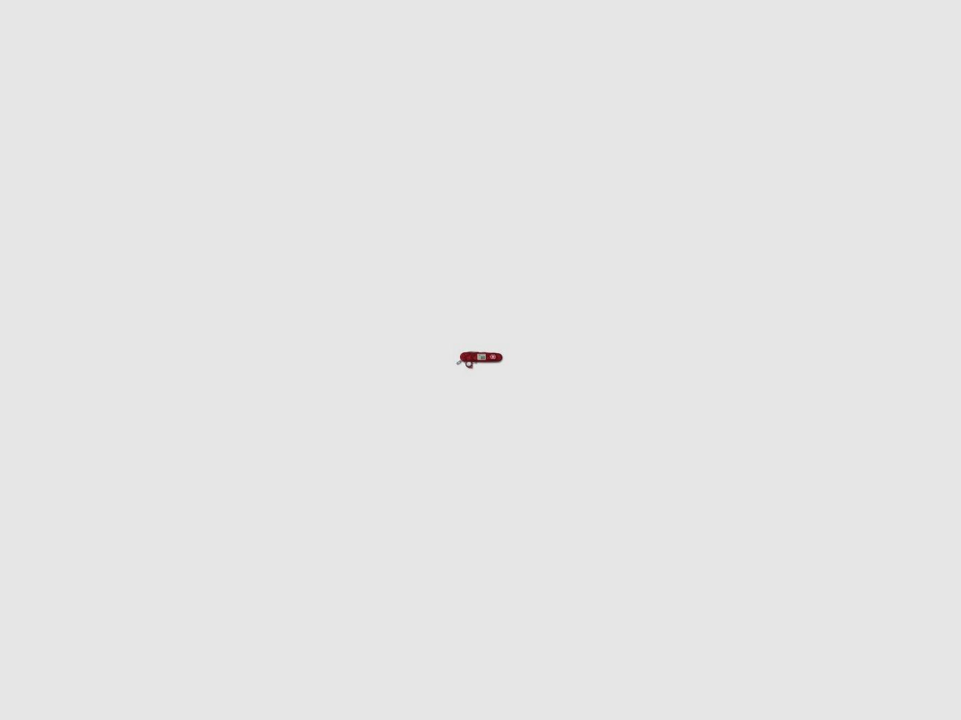 COLTELLO VICTORINOX DA VIAGGIO ROSSO TRASPARENTE 1.3705.AVT, immagine 2 di 6
