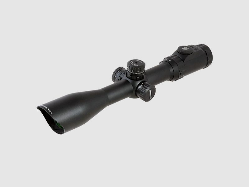 Zielfernrohr UTG Accushot 3-12x44 AO, Mil Dot Absehen beleuchtet, 30 mm Tubus, Montage fĂĽr 11 mm Prismen- und 22 mm Weaverschiene