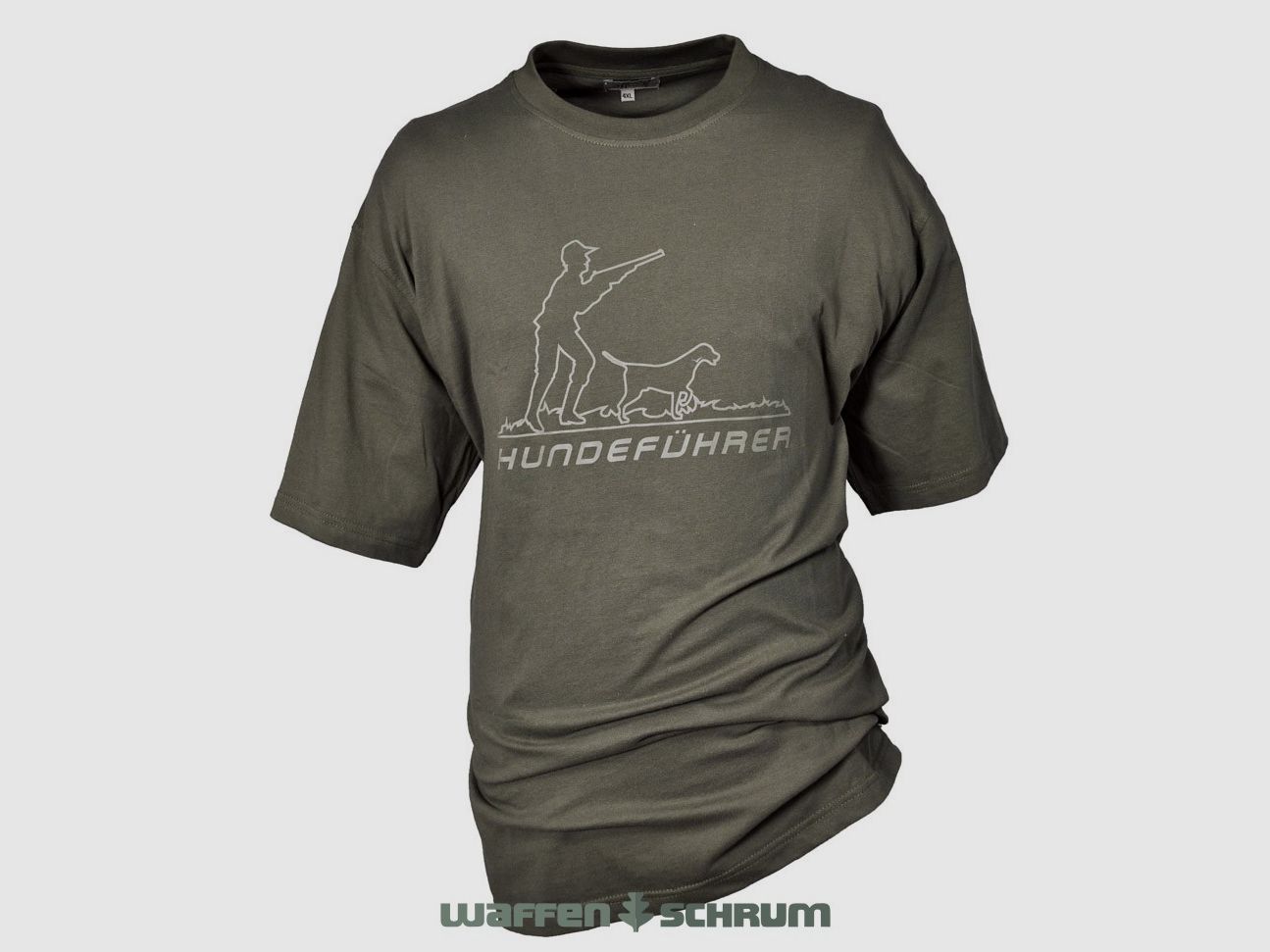 Hubertus T-Shirt Hundeführer Oliv