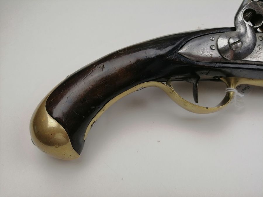 Schöner Kavalleriepistole Modell 1763-1766 – Herstellung St Étienne Ancien Régime – In TBE, Bild 2 von 14