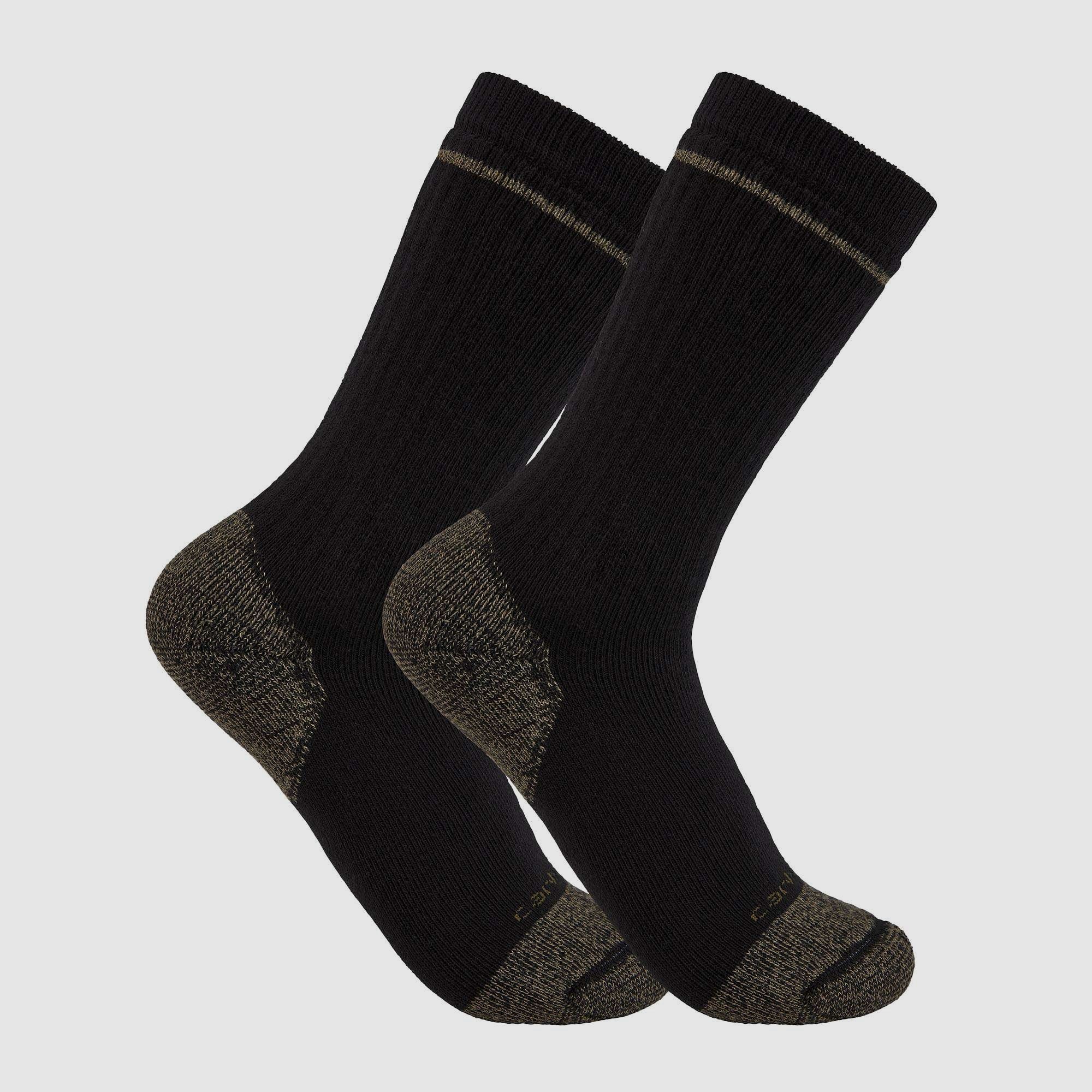 Calze in cotone Carhartt 2-Pack Uomini Nero XL