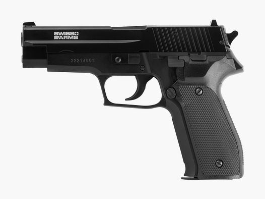 Swiss Arms Navy Pistol H.P.A. Black 6mm - Airsoft Spring Pressure < 0.5 Joule