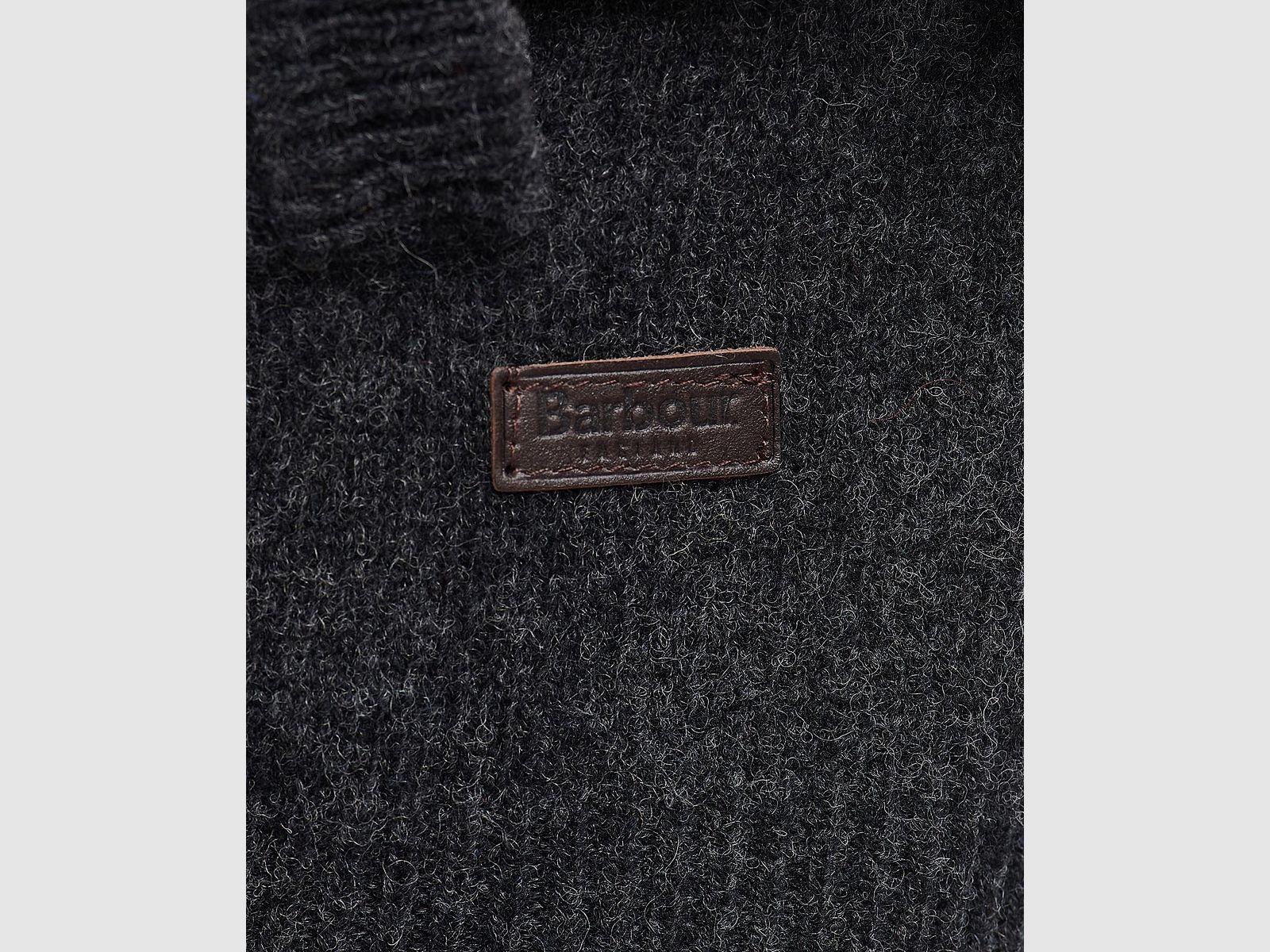 Barbour Strickjacke mit Patches