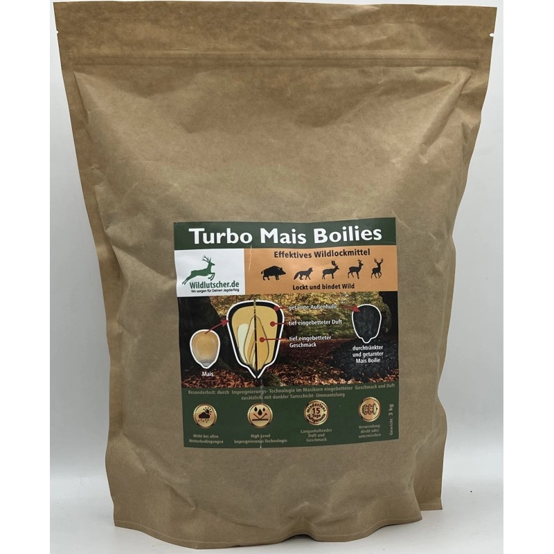 Wildlutscher Turbo Mais Boilies 3kg