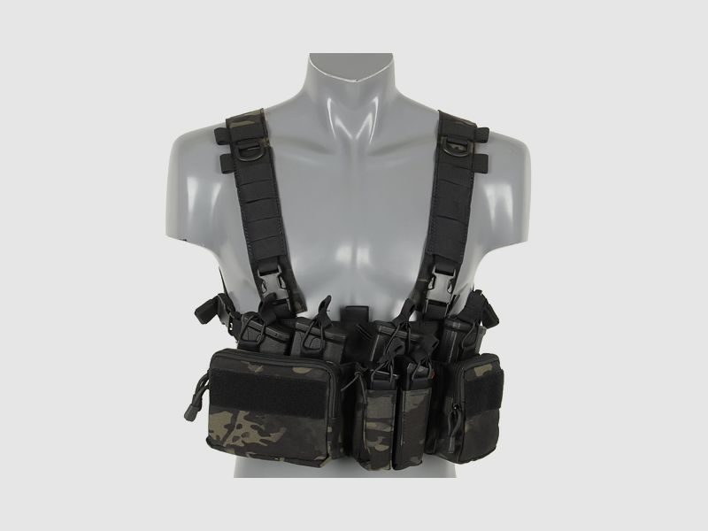 Buckle Up Recce/Sniper Chest Rig - Multicam Black [8FIELDS PREMIUM]