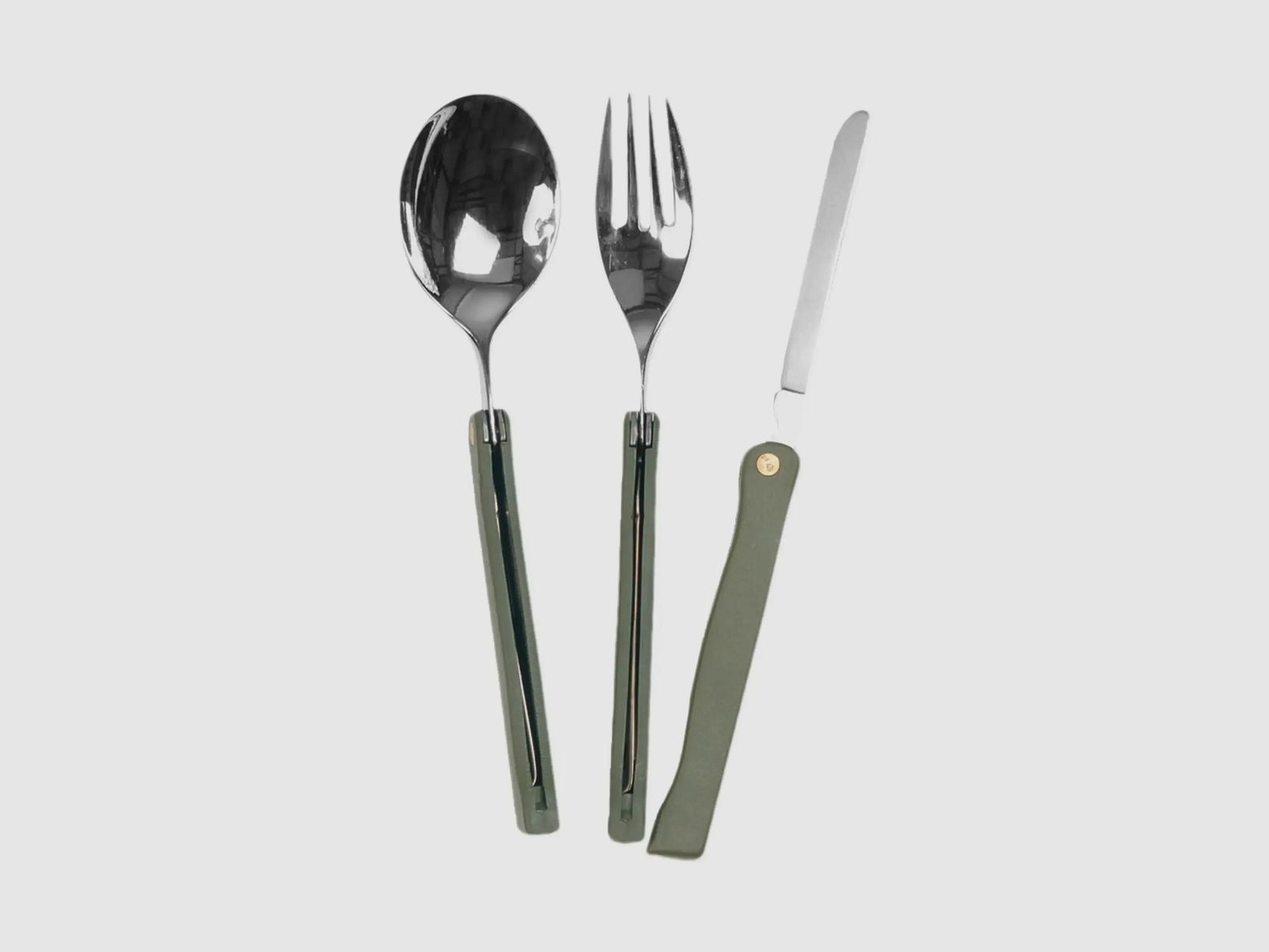 Mil-Tec Set di Posate da Campeggio Scout