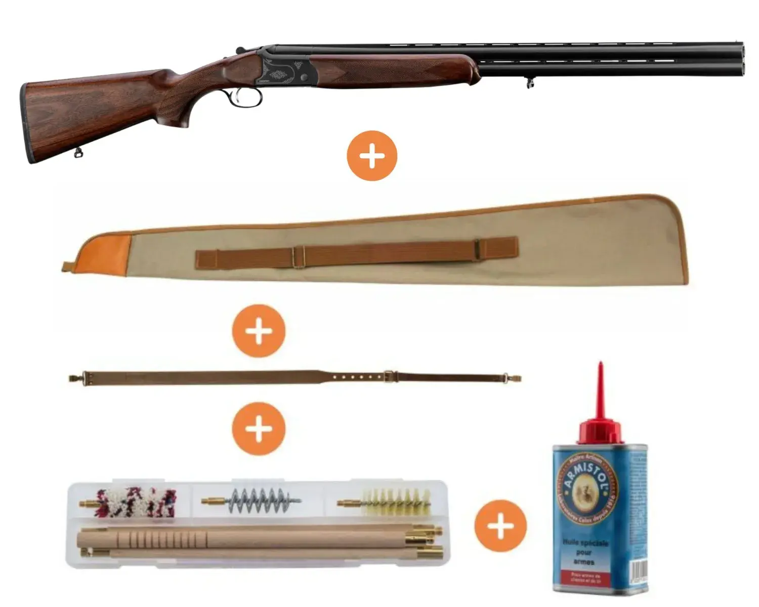 Pack Jagdgewehr Country Kaliber 12/76 Stahl, Bild 2 von 2