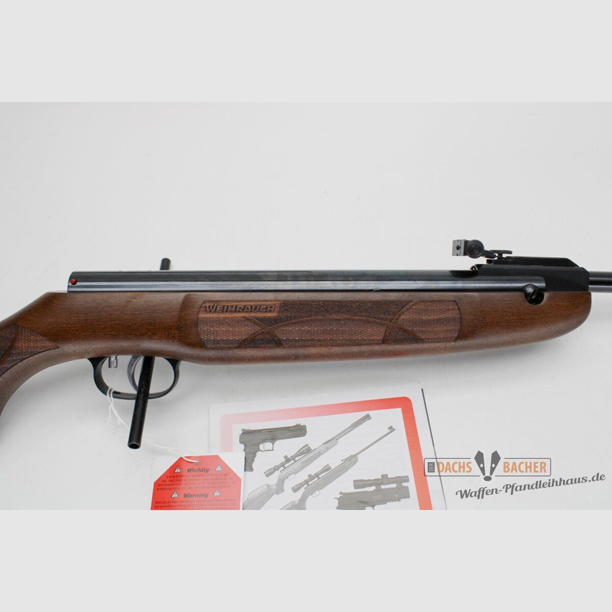 LG carabine à air Weihrauch HW 30 S calibre 4,5mm crosse F-signe