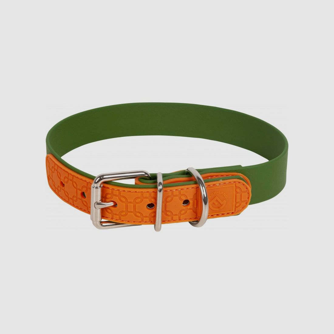 Farmland Halsband 45cm olive/orange